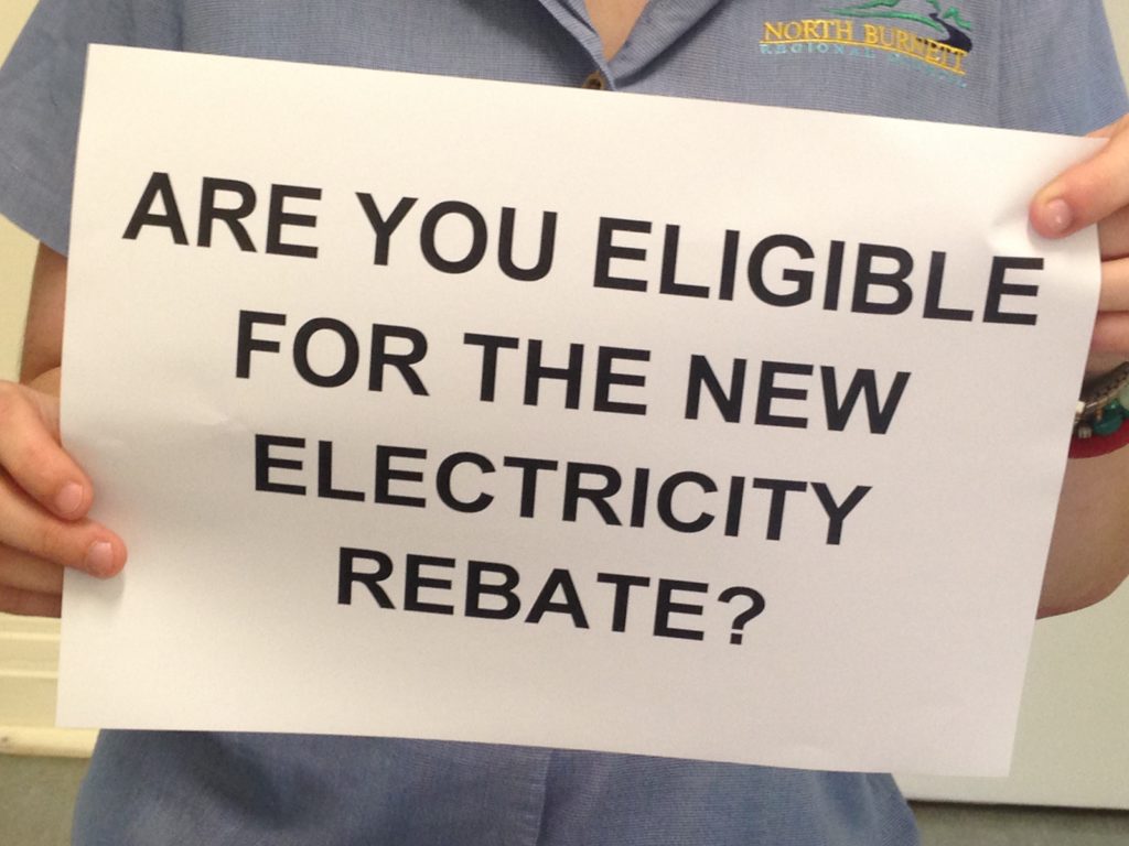 Are You Eligible For The New Electricity Rebate North Burnett 